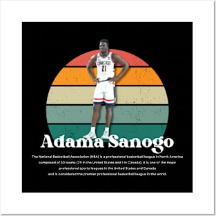 Adama Sanogo Vintage V1 Posters and Art